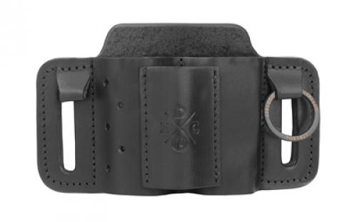 1791 Mini Easy Slide, Medium Flex Loop, Standard, Fits Belts Up to 1.5, Leather Construction, Black, Ambidextrous MN-ES-MF-BLK-A