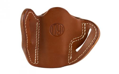 1791 BHC Max, Outside Waistband Holster, Fits Glock 48, Sig P365xl, Springfield Hellcat Pro and Similar Frames, Matte Finish, Leather Construction, Classic Brown, Right Hand OR-BH-CMAX-CBR-R