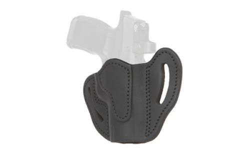 1791 BHC Max, Outside Waistband Holster, Fits Glock 48, Sig P365xl, Springfield Hellcat Pro and Similar Frames, Matte Finish, Leather Construction, Stealth Black, Right Hand OR-BH-CMAX-SBL-R