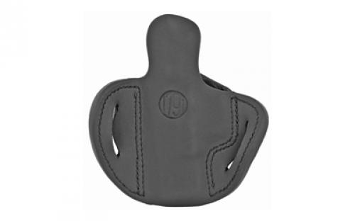 1791 OR Optic Ready, Belt Holster, Right Hand, Black Leather, Fits Glock 17 19 22 23 OR-BH2.1-SBL-R