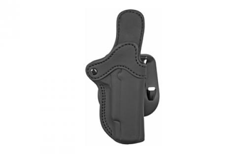 1791 OR, Optics Ready Belt Holster, Size 1, Right Hand, Leather, Stealth Black OR-PDH-1-SBL-R