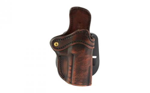 1791 PDH2.4 Optic Ready, OWB Paddle Holster, Fits Optic Ready Full Size Pistols, Matte Finish, Vintage Leather, Right Hand OR-PDH-2.4-VTG-R