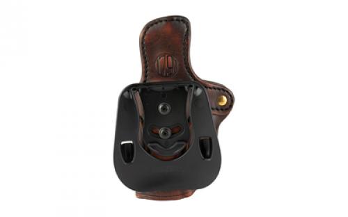 1791 PDH2.4 Optic Ready, OWB Paddle Holster, Fits Optic Ready Full Size Pistols, Matte Finish, Vintage Leather, Right Hand OR-PDH-2.4-VTG-R