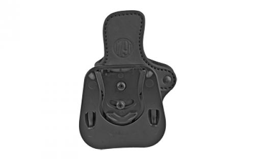 1791 OR, Optics Ready Paddle Holster, Size 2.4S, Right Hand, Stealth Black, Leather OR-PDH-2.4S-SBL-R