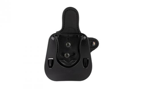 1791 PDH-C Optic Ready, OWB Paddle Holster, Fits Optic Ready Sub-Compact Size Pistols, Matte Finish, Stealth Black Leather, Right Hand OR-PDH-C-SBL-R