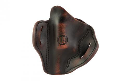 1791 Revolver, Size 3, OWB Belt Holster, Fits Z-Frame Sized Revolvers, Vintage Leather, Right Hand RVH-3-VTG-R