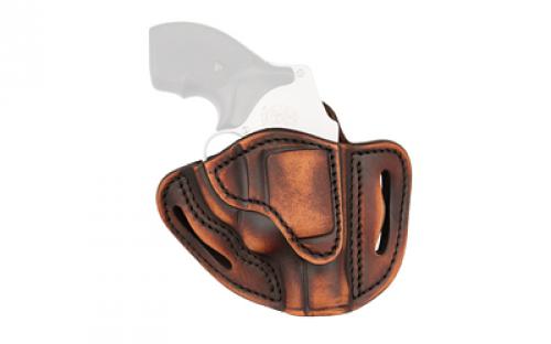 1791 Revolver Clip Holster, Inside Waistband Holster, Size 1, Matte Finish, Leather Construction, Vintage Brown, Right Hand RVH-IWB-1C-VTG-R
