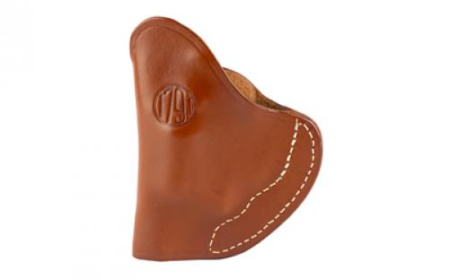 1791 Revolver Holster, Tuckable, Inside Waistband Holster, Size 1, Matte Finish, Leather Construction, Classic Brown, Right Hand RVH-IWB-1T-CBR-R