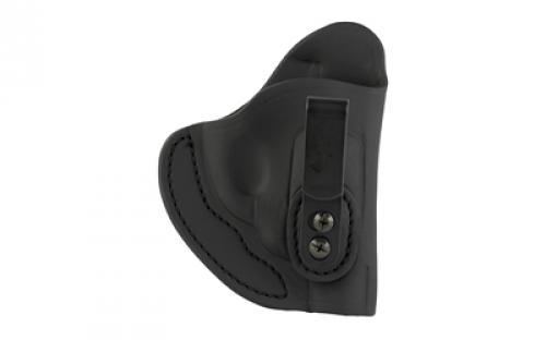 1791 Revolver Holster, Tuckable, Inside Waistband Holster, Size 1, Matte Finish, Leather Construction, Stealth Black, Right Hand RVH-IWB-1T-SBL-R