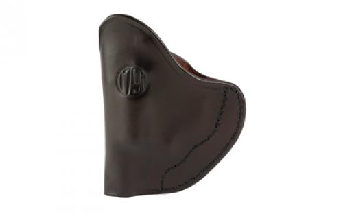1791 Revolver Holster, Tuckable, Inside Waistband Holster, Size 1, Matte Finish, Leather Construction, Signature Brown, Right Hand RVH-IWB-1T-SBR-R