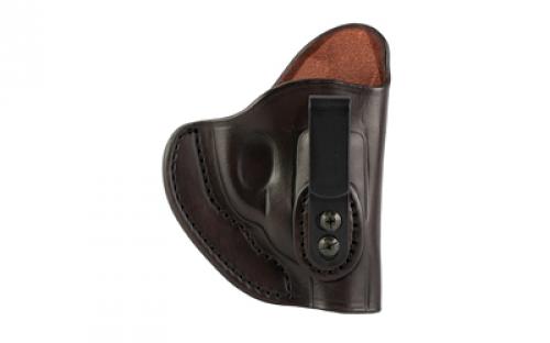 1791 Revolver Holster, Tuckable, Inside Waistband Holster, Size 1, Matte Finish, Leather Construction, Signature Brown, Right Hand RVH-IWB-1T-SBR-R