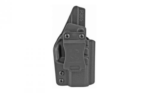 1791 Tactical Kydex, Inside Waistband Holster, Right Hand, Black Kydex, Fits P365 TAC-IWB-P365-BLK-R