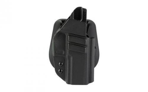 1791 Tactical Paddle Holster, OWB, Kydex, Fits Sig Sauer P320, Right Hand, Matte Finish, Black, TAC-PDH-OWB-P320-BLK-R