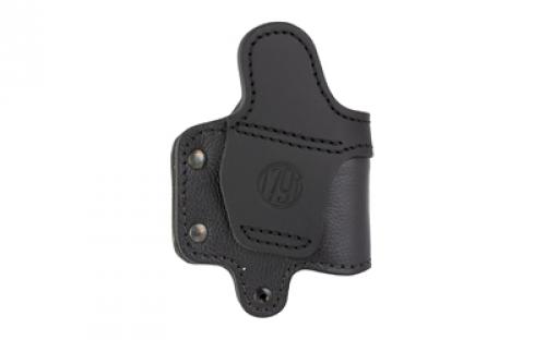 1791 Ultra Custom Light Bearing, OWB Belt Holster, FitsSub-Compact Semi-Auto Pistols w/Light, Matte Finish, NightSky Black Leather, Right Hand UCLB-C-NSB-R