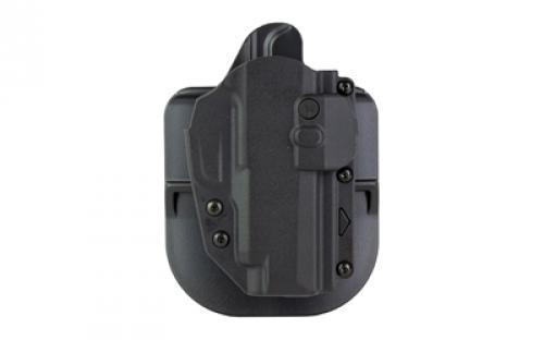 Rapid Force Rapid Force Level II Slim, Outside the Waistband Holster, Fits Sig P365/P365 SAS, Polymer, Paddle Attachment, Black R2-PA-0900-R-B-L0-D