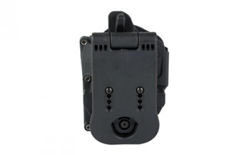 Rapid Force Rapid Force Level II Slim, Outside the Waistband Holster, Fits Glock 19/23/19x/45, Quick Detach System, Polymer, Black R2-LB-0057-R-B-L0-D