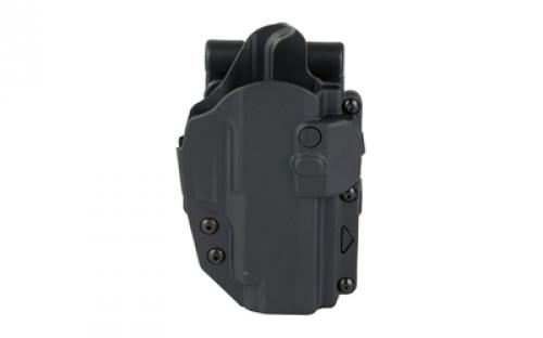 Rapid Force Rapid Force Level II Slim, Outside the Waistband Holster, Fits Sig P365XL/Spectre Comp, Quick Detach System, Polymer, Black R2-LB-1006-R-B-L0-D