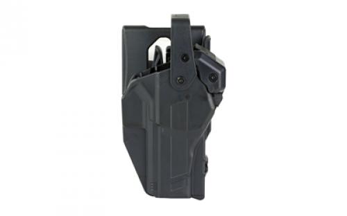 Rapid Force Rapid Force Duty Holster, Outside the Waistband Holster, Level 3 Retention, Fits Sig P320C with Red Dot Optic, Right Hand, Polymer, Black RFS-0691-R-MB-5-D