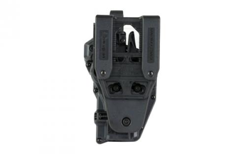 Rapid Force Rapid Force Duty Holster, Outside the Waistband Holster, Level 3 Retention, Fits Sig P320C with Red Dot Optic, Right Hand, Polymer, Black RFS-0691-R-MB-5-D