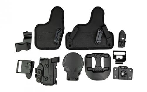 Alien Gear Holsters ShapeShift Modular Holster System, Core Carry Pack, Fits Springfield Hellcat OSP with MRDS, Right hand, Black SSHK-1029-RH-D