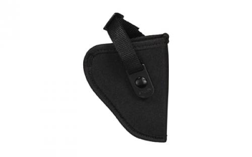 Allen Cortez, Outside Waistband Holster, Fits Small/Medium Revolvers with a 2-3 Barrel, Nylon Construction, Snap Closure, Matte Finish, Black, Right Hand 44800