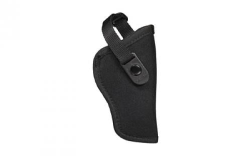 Allen Cortez, Outside Waistband Holster, Fits Medium Frame Semi-Auto's with 3-4 Barrels, Nylon Construction, Snap Closure, Matte Finish, Black, Right Hand 44801