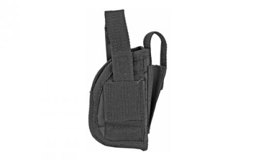 Bulldog Cases Extreme, Belt Holster, Black, Compact Auto With Laser, Nylon FSN-19SC