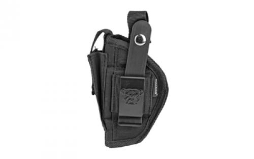 Bulldog Cases Fusion Belt Holster, Fits Kel Tec P11, P32, Taurus PT22, Walther PPK/PPK/S, Ambidextrous, Black FSN-20