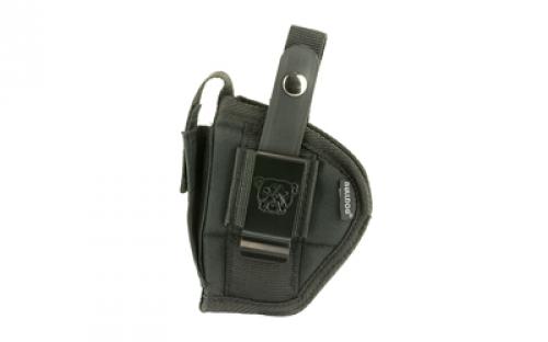 Bulldog Cases Extreme Belt Holster, Fits Most Compact Frame Autos, Ambidextrous, Nylon, Black FSN-30
