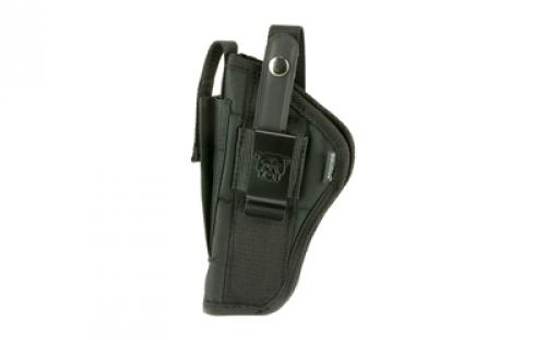 Bulldog Cases Extreme Belt Holster, Fits Most Large Frame Autos, Ambidextrous, Nylon, Black FSN-31