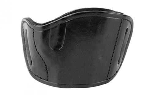 Bulldog Cases Moldel Leather Hip Holster, Fits Most Medium Frame Autos, Right Hand, Black MLB-M