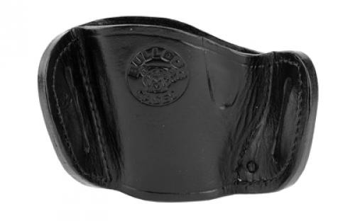 Bulldog Cases Moldel Leather Hip Holster, Fits Most Medium Frame Autos, Right Hand, Black MLB-M