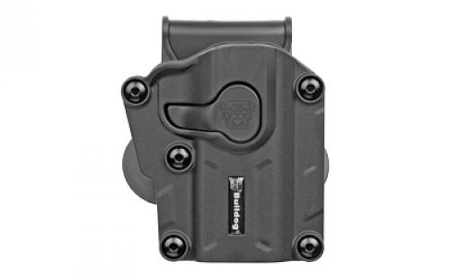 Bulldog Cases Max Multi-Fit Polymer Holster w/ Paddle, Right Hand, Black MX-001