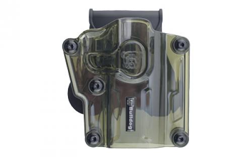 Bulldog Cases Max Multi-Fit Paddle Holster, Polymer, Green, Fits Most Full Size Pistols, Right Hand MX-004