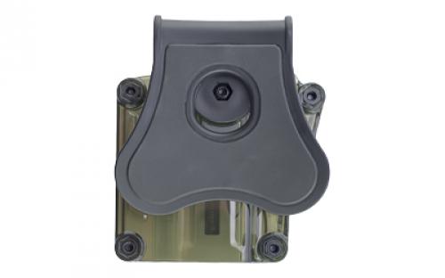 Bulldog Cases Max Multi-Fit Paddle Holster, Polymer, Green, Fits Most Full Size Pistols, Right Hand MX-004
