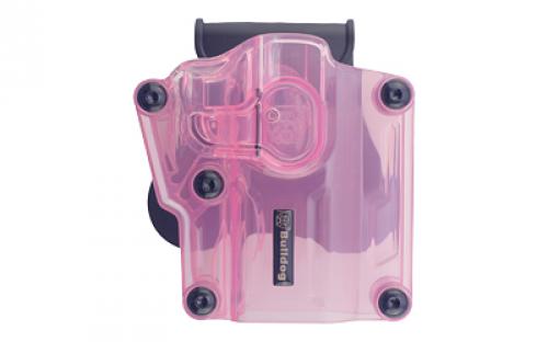 Bulldog Cases Max Multi-Fit Paddle Holster, Polymer, Pink, Fits Most Full Size Pistols, Right Hand MX-006