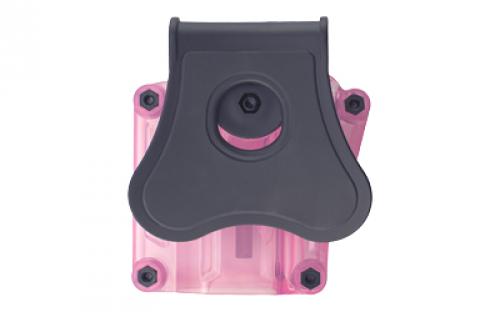 Bulldog Cases Max Multi-Fit Paddle Holster, Polymer, Pink, Fits Most Full Size Pistols, Right Hand MX-006