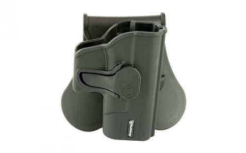 Bulldog Cases Rapid Release Polymer Holster, Fits Glock 43, Right Hand, Polymer, Black RR-G43