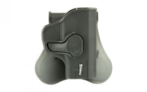 Bulldog Cases Rapid Release Polymer Holster, Fits Ruger LC9, Right Hand, Polymer, Black RR-LC9
