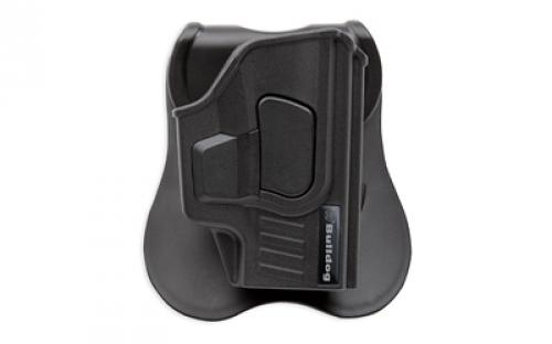 Bulldog Cases Rapid Release Holster, Fits M&P Shield EZ 9MM/380ACP, Polymer, Matte Finish, Black, Right Hand RR-SWMPSEZ