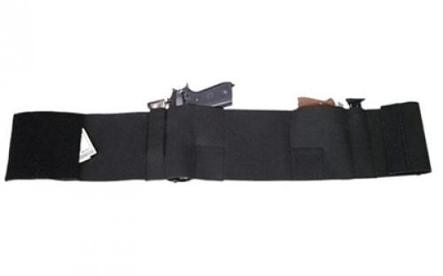 Bulldog Cases Belly Band, Ambidextrous, Black, Multi Fit, Nylon, Large Size, Fits 38-42 Waist WBWD-L