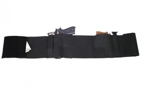 Bulldog Cases Belly Band, Ambidextrous, Black, Multi Fit, Nylon, Medium Size, Fits 32-38 Waist WBWD-M