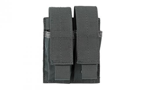 BLACKHAWK S.T.R.I.K.E. Double Pistol Magazine Pouch, Black 37CL09BK