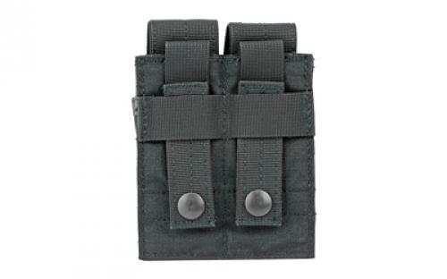 BLACKHAWK S.T.R.I.K.E. Double Pistol Magazine Pouch, Black 37CL09BK