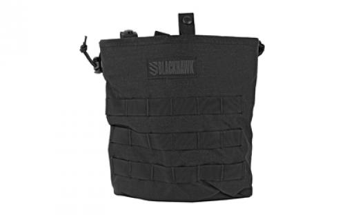 BLACKHAWK Roll-Up MOLLE Dump Pouch, Black 37CL117BK