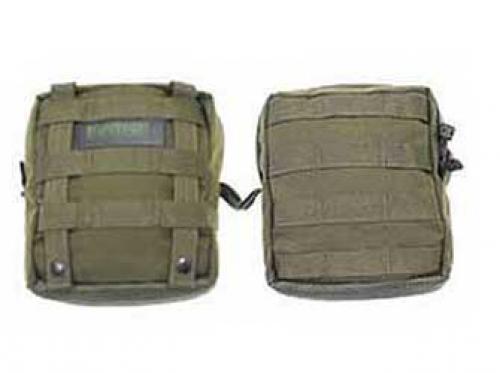 BLACKHAWK S.T.R.I.K.E. Large Utility Pouch, with Zipper, Black 37CL60BK