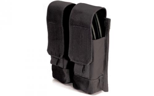 BLACKHAWK S.T.R.I.K.E. AK47 Double Magazine Pouch, Holds 4, Black 37CL88BK