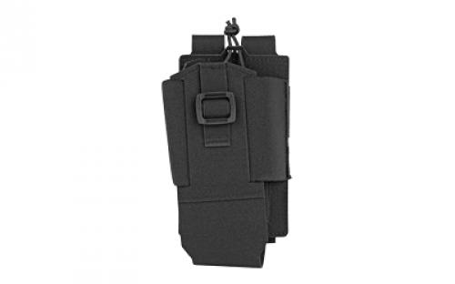 BLACKHAWK Foundation, Radio/GPS Pouch, Nylon, Black 37FS50BK