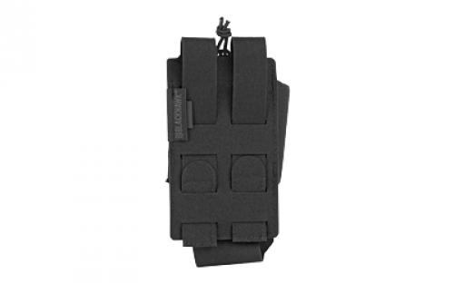BLACKHAWK Foundation, Radio/GPS Pouch, Nylon, Black 37FS50BK