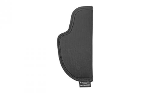 BLACKHAWK TecGrip Inside the Pants Holster, Size 01, Fits Medium Automatic Pistol with 3-4 Barrel, Ambidextrous, Black 40IP01BK